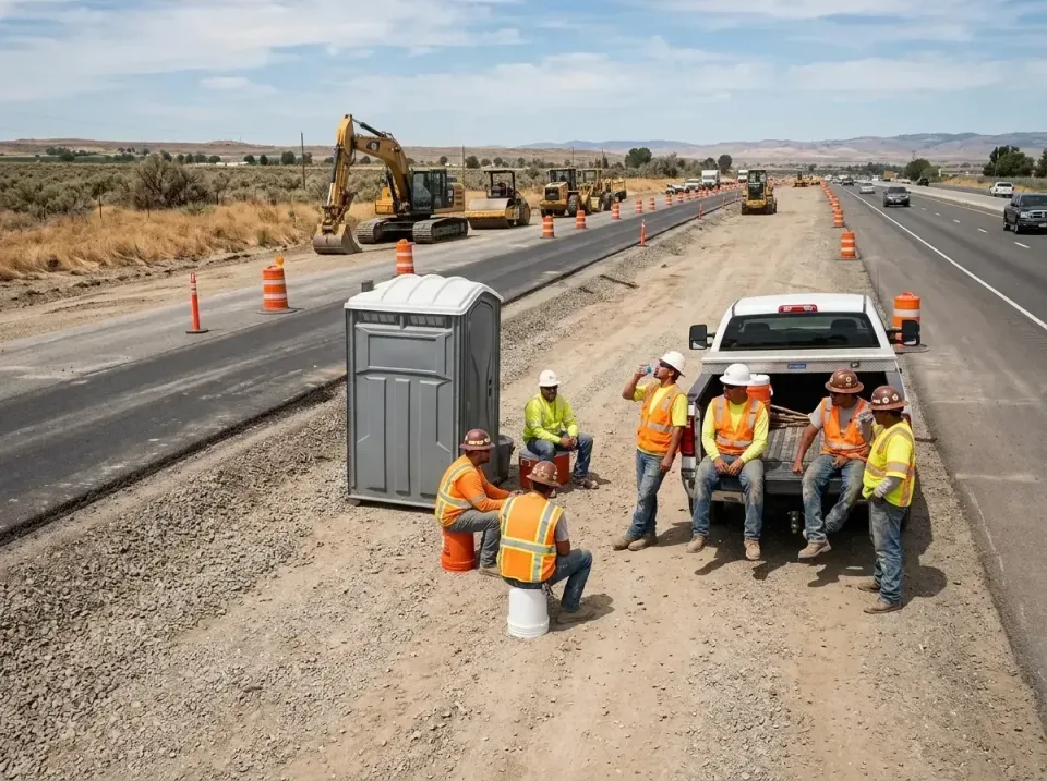 highway-road-construction-crew-007 — frequently asked questions, Porta Potty and Restroom Rentals in Nowata, OK